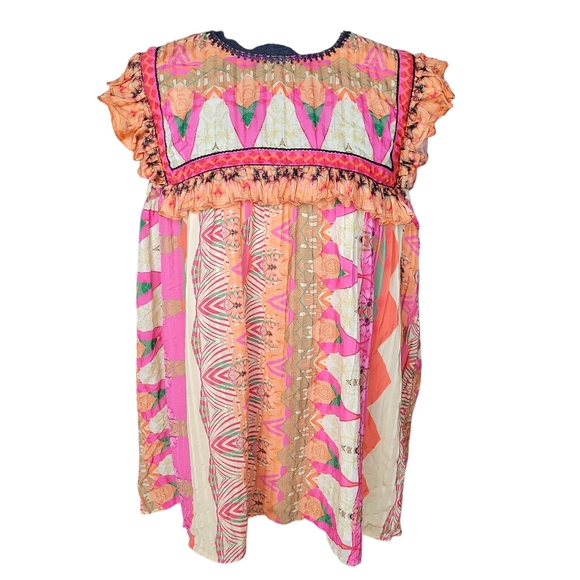 Siddhartha Bansal Sanya Ruffled Blouse from Anthropologie Women's Size XL - Picture 2 of 16